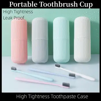 גבוה אטימות נייד כוס מברשת שיניים משחת שיניים אחסון תיק נסיעות מוצרי טיפוח אחסון כוס משחת שיניים מחזיקי אספקה הביתה